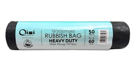 Q WM Rubbish bag 60L - 50pk x 6rolls/ctn