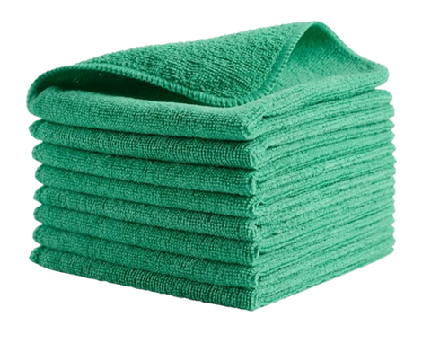 RM Microfiber Cloth Green 24pk 12pk/ctn