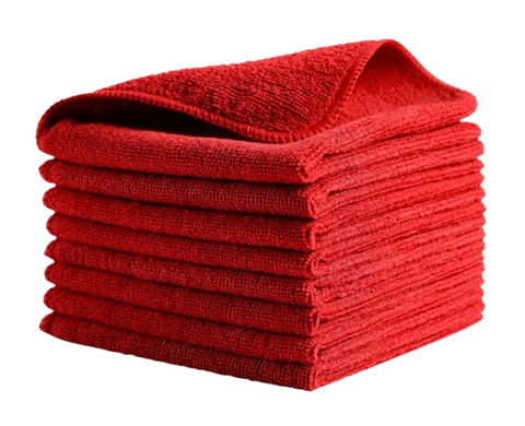 RM Microfiber Cloth Red 24pk 12pk/ctn