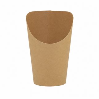 Q 12oz Chips Cup Scoop Kraft 1000pcs/ctn