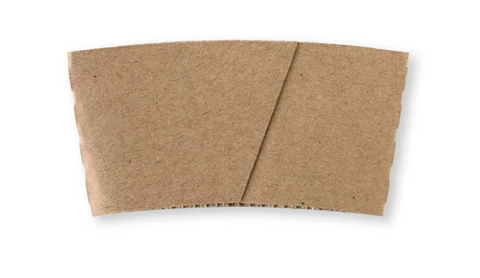 Q 6-8oz Cup Sleeve Kraft 1000pcs/ctn