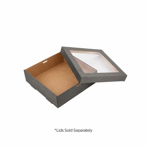 Q Kraft Black Catering Box #5 100pcs/ctn