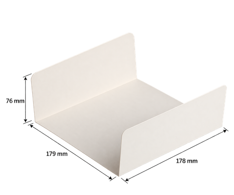 Q Paper U Board Insert White 500pcs/ctn