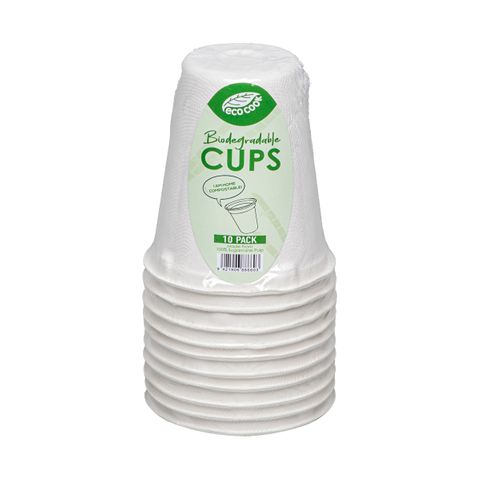 EC Sugarcane Cup 8oz 10pk x 20 -200pcs