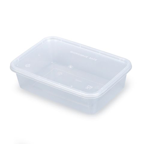 Q LP Clear Rectangle DOME Lid 500pcs/ctn
