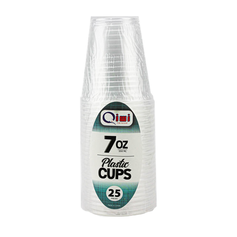 Q 7oz Clear Cup 25pk x 100pk/ctn 2500ctn