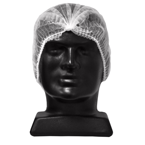 P White PP Bouffant Hat 55cm 1000pcs/ctn