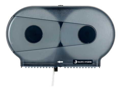 PH Jumbo Toilet Roll Disp. 2 Roll Black