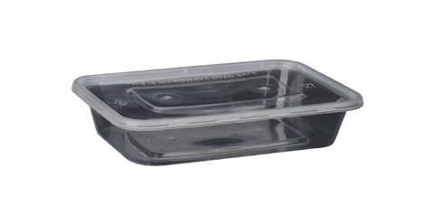 SS 500ml Rectangle Cont/Lid 300sets/ctn