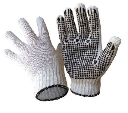 Dotted Cotton Gloves 12pr/pk 120pr/ctn
