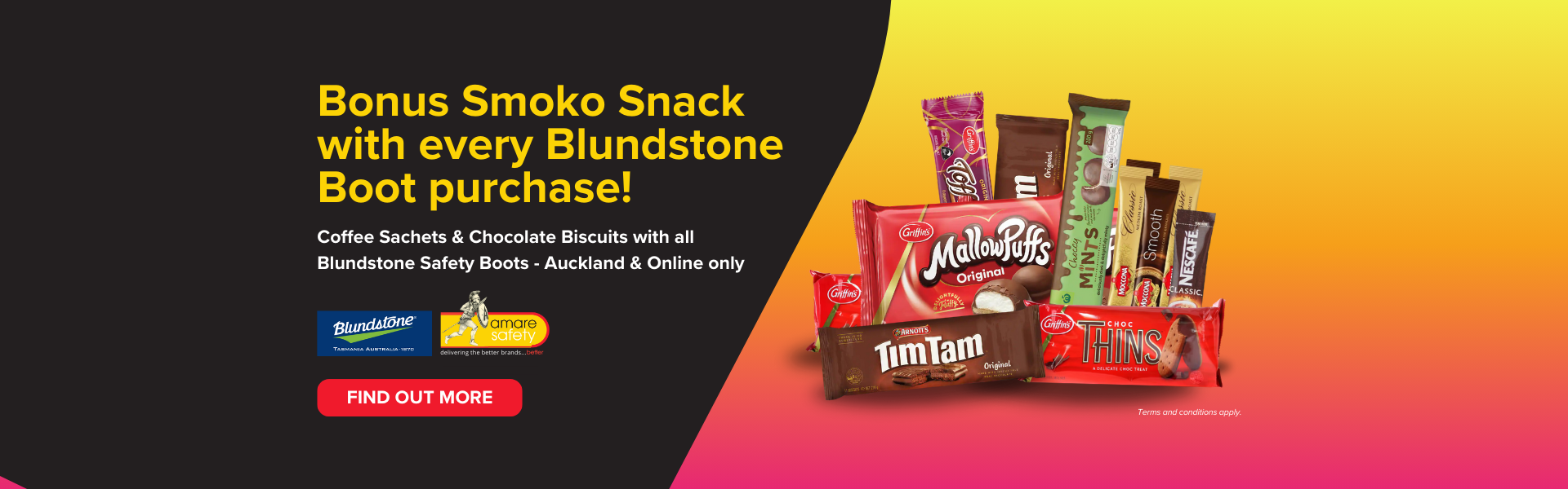 Blundstone Smoko Snack Promotion