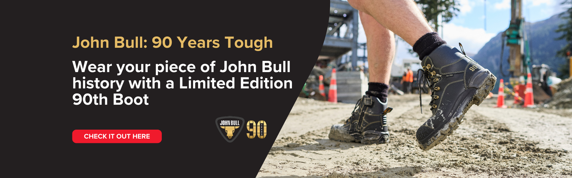 John Bull 90th Boot Banner