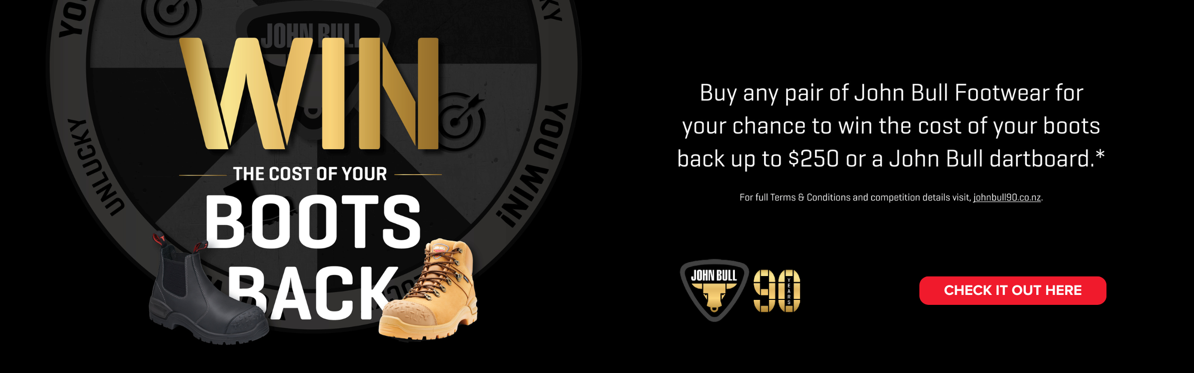 Win Your Boots Back with Jobn Bull 2024