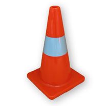 TRAFFIC ROAD CONE TAPED 450MM 1.5KG EACH