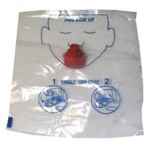 FIRST AID QUALITY SAFETY CPR FACE SHIELD EA