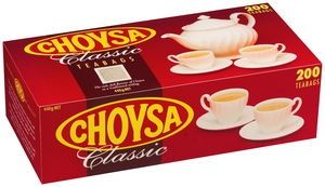 CAFE CHOYSA TEA 200 BAGS PER BOX