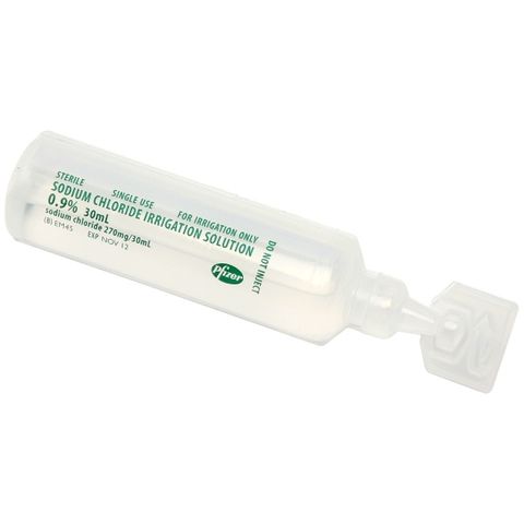 FIRST AID HELP-IT SALINE SOLUTION AMPOULE 30ML