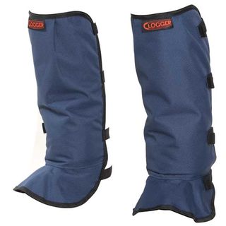 WORKWEAR CLOGGER LINETRIMMERS VELCRO CHAPS (35CM) NAVY
