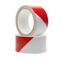 TAPE AISLE MARKING WHITE/RED