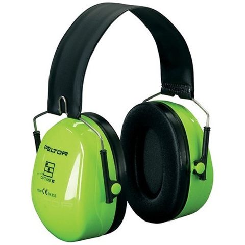 3M PELTOR OPTIME II CLASS 5 HIVIS HEADBAND EARMUFFS