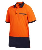 KING GEE HYPERFREEZE POLO SHIRT S/S