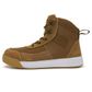 BISON DUNE BROWN ZIP SIDED SAFETY BOOT, PAIR