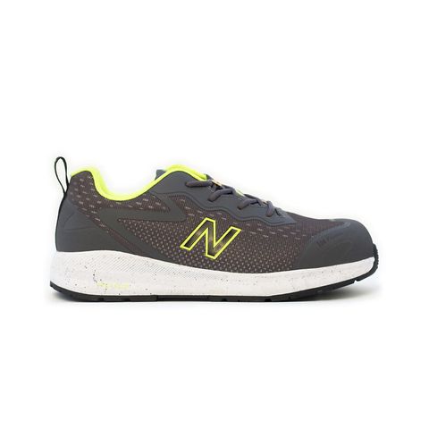 Shoe New Balance Logic Mens Safety Width 2E Grey lime Us7 Uk6.5