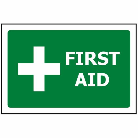 SG FIRST AID SIGN (LANDSCAPE)