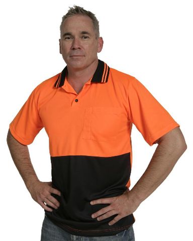 SHORT SLEEVE HI VIS POLO SHIRT