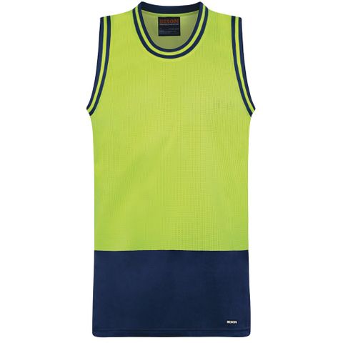 BISON SINGLET DAY ONLY YELLOW/NAVY