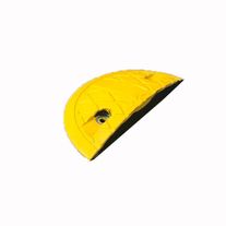SPEED HUMP STANDARD END CAP, 50MM HEIGHT YELLOW EA