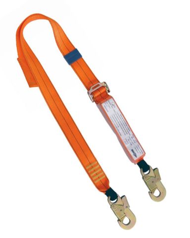 HEIGHT SAFETY QSI ADJUSTABLE LANYARD 2M DOUBLE ACTION HOOKS