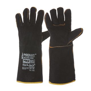 PRO CHOICE PYROMATE BLACK JACK GLOVES WELDING