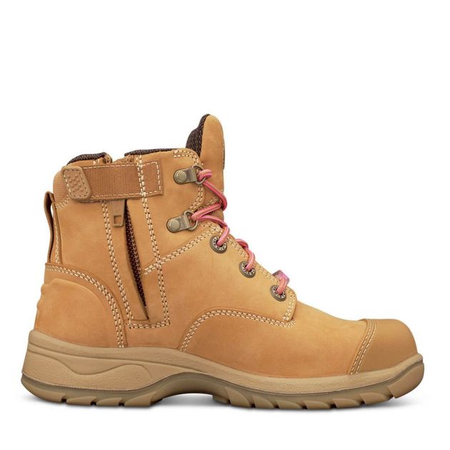 ladies work boots steel toe