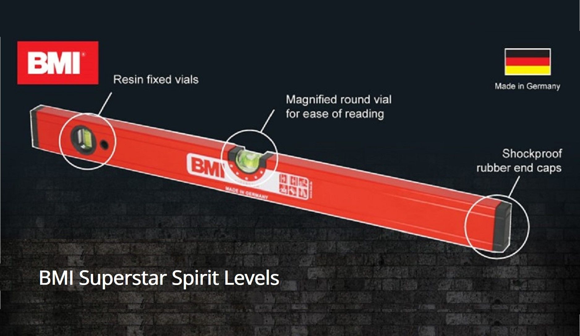 bmi spirit levels