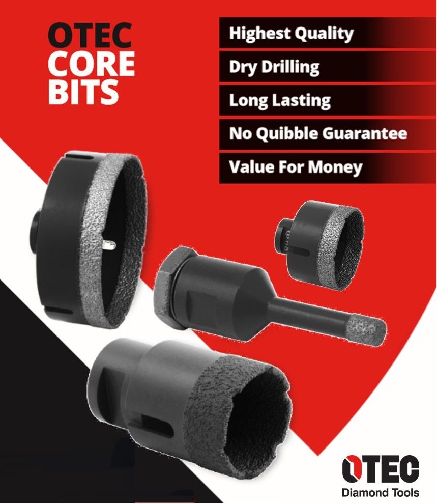 What are Diamond Core Drill Bits and Why should you use them? TLT l OTEC l  All Trim