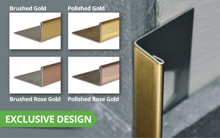 PVD coated stainless steel gold trims - a better option