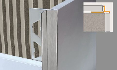 Introducing ALLTRIM Birdsmouth profile tile trim in stainless steel