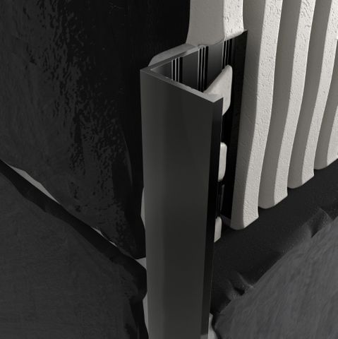 Aluminium Angle - Gloss Black