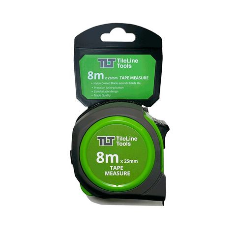 8m x 25mm TLT Tape Measure