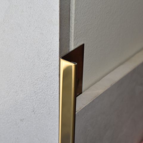 Stainless Steel Angle Polished Gold