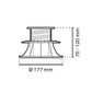 Paver Pedestal Standard 70-120mm