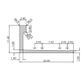 Aluminium Angle - Brushed Nickel