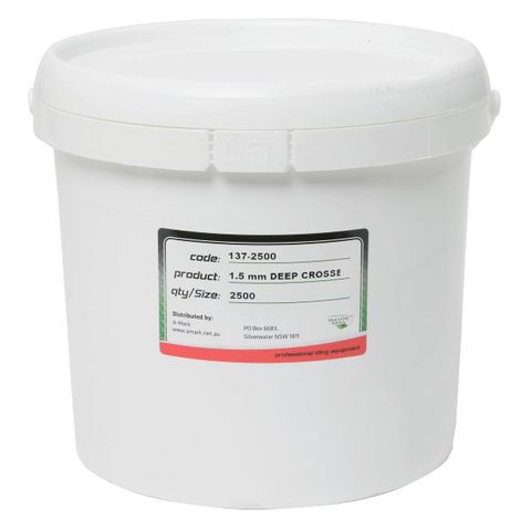 1.5mm Deep Cross Spacers - Buckets