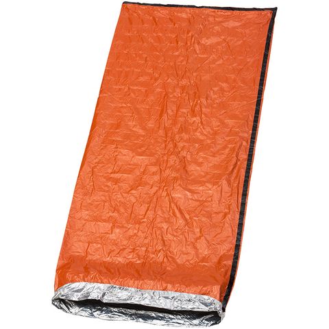 Emergency Bivvy with Rescue Whistle - Orange