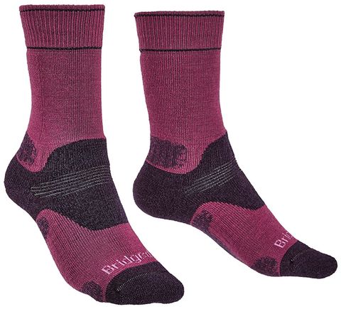 HIKE Mid Merino PER-FIT Berry Bt Wn-S