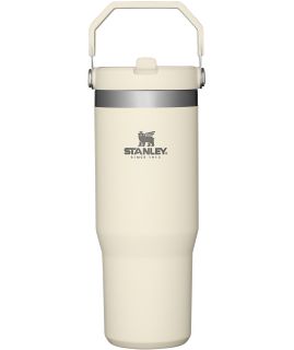 The IceFlow Flip Straw Tumbler | 885ml Cream