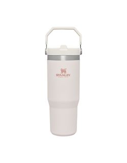 The IceFlow™ Flip Straw Tumbler | 30 OZ  Rose Quartz*