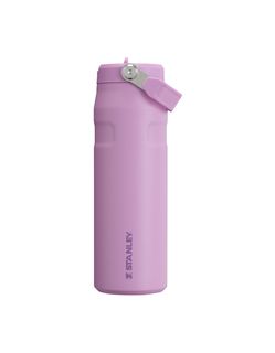 The IceFlow™ Bottle with Flip Straw Lid | 24 OZ Lilac