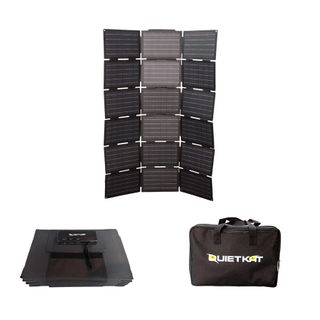 Portable solar charging station, 2 pin and 3 pin charge ports